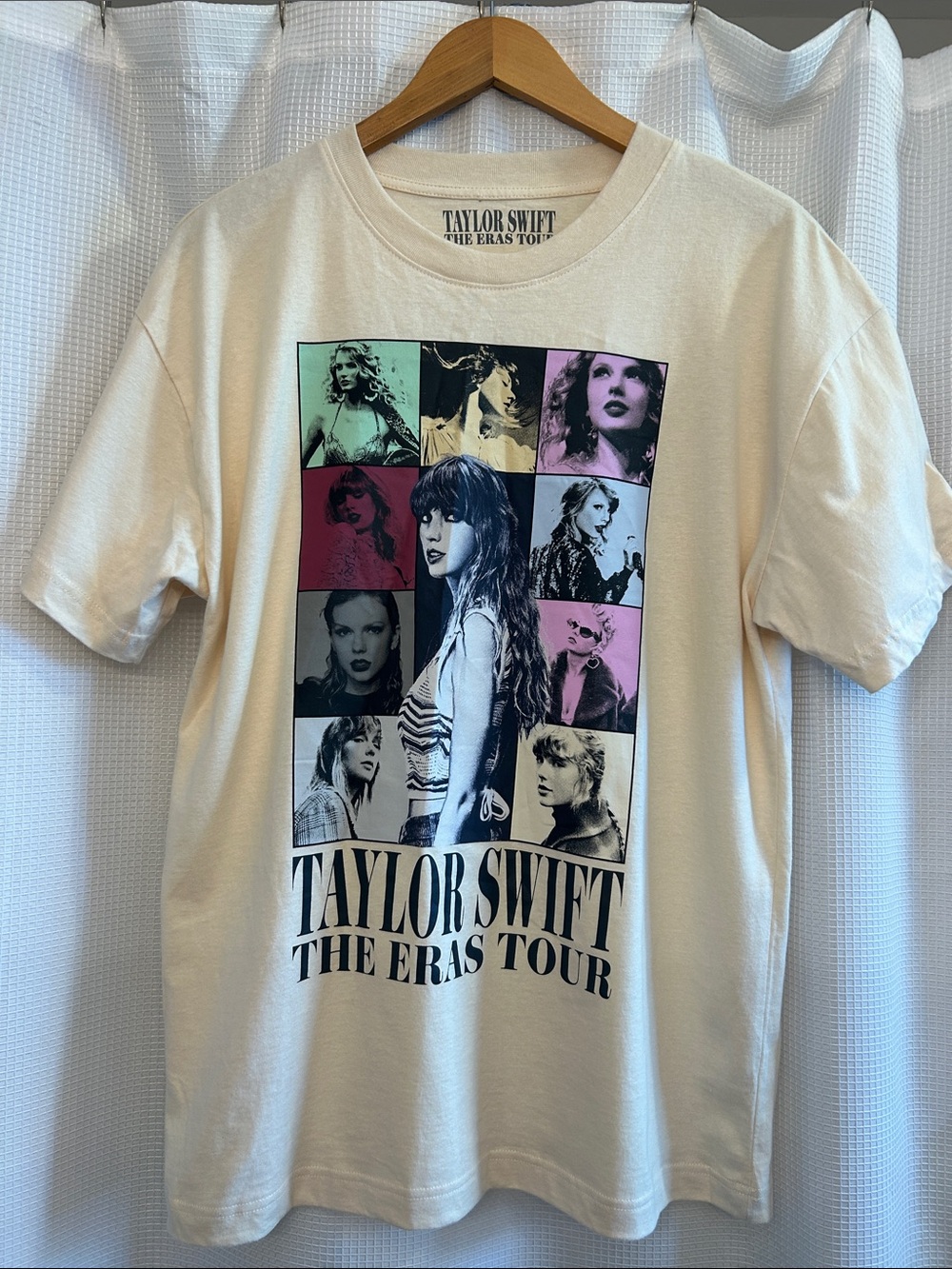 Taylor Swift Official 2023 Eras  Tour  Tee with Multi-Color Collage Print Med